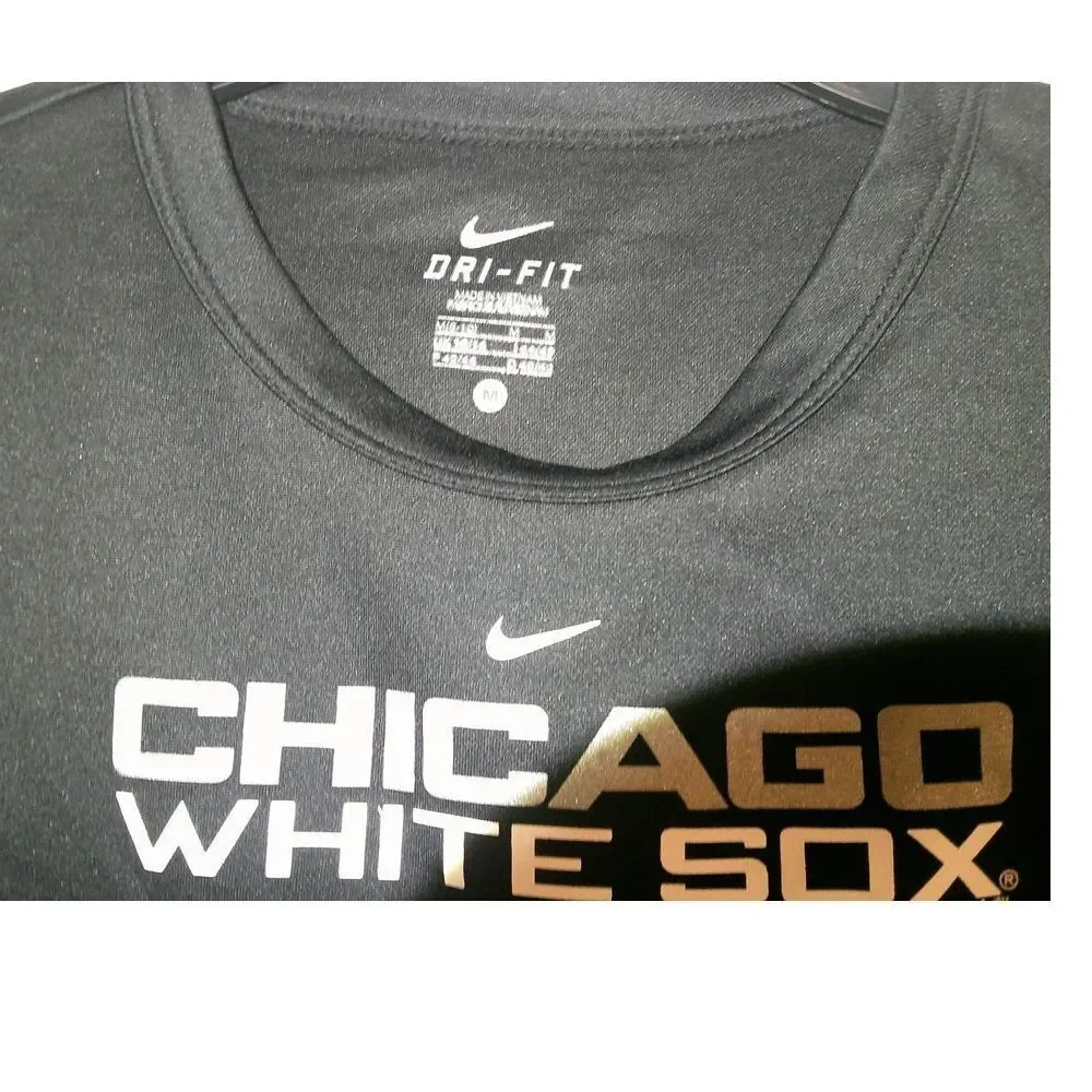 Boy's Nike Dri-FIT Chicago White Sox MLB‎ Baseball T-Shirt Athletic Sportswear
